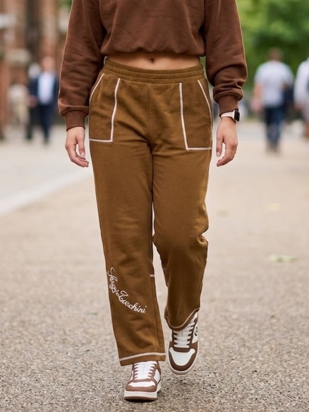 Sergio Tacchini Greta sweatpants Bronze Brown Size XL